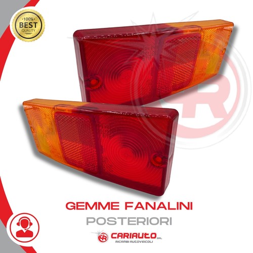 Plastiche per fanali - dx, sx