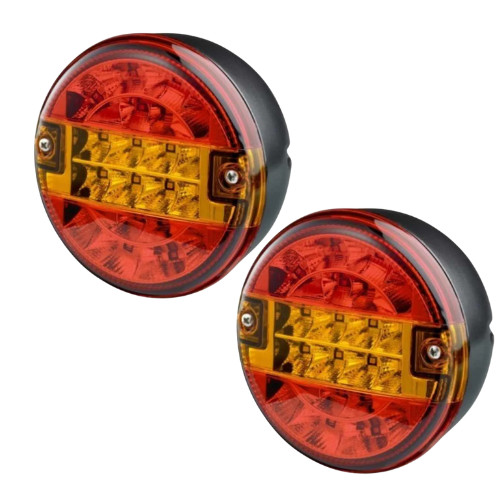 Coppia fanali rotondi led - coppia,