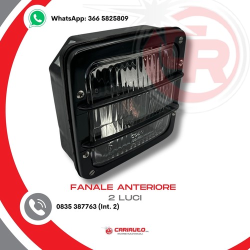 Fanale cobo anteriore quadrato - fanale,
