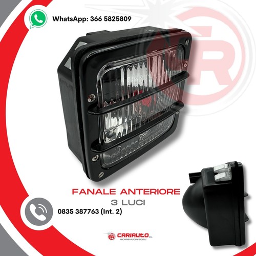 Fanale cobo anteriore quadrato - fanale,